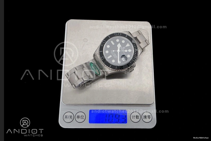 SH Titanium Edition Titanium 1:1 1206 On Yacht-Master EyeCatching 226627 Dial Clean Bracelet Best Black 0805